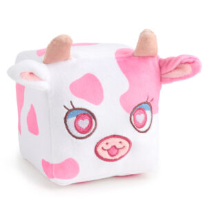 Meta Cubez Pink Cow 10cm Soft Toy