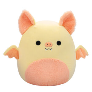 Original Squishmallows 16' Soft Toy - Meghan the Cream and Pink Bat