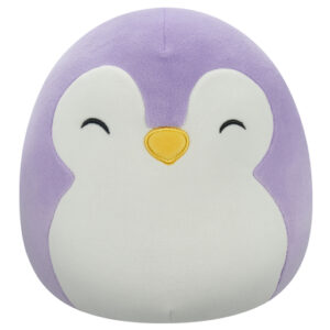 Original Squishmallows 7.5' Soft Toy - Elle the Purple Penguin