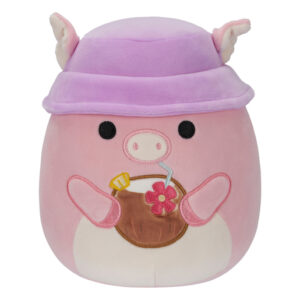 Original Squishmallows 7.5-Inch Soft Toy - Peter the Pink Pig