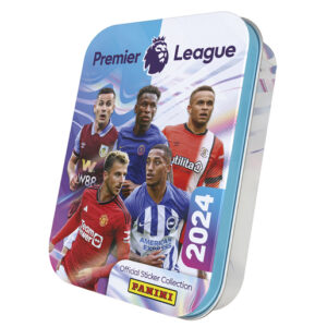 Panini Premier League 2024 Sticker Collection Pocket Tin (Styles Vary)