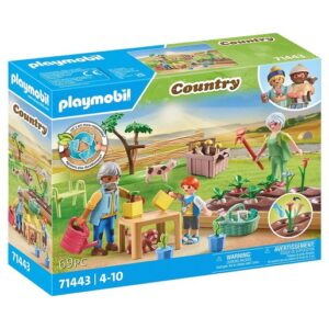 Playmobil 71443 Country Vegetable Garden with Grandparents Set