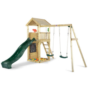 Plum Wooden Lookout Tower Playcentre and Swings