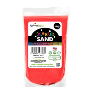 Rainbow Eco Play: Bright Sand Pouch 485G - Red