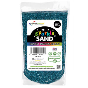 Rainbow Eco Play: Sparkle Sand Pouch 485G - Blue