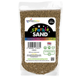 Rainbow Eco Play: Sparkle Sand Pouch 485G - Gold