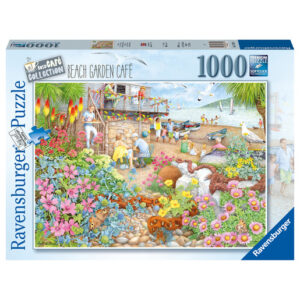 Ravensburger Cosy Café No 1 Beach Garden Café 1000 Piece Puzzle