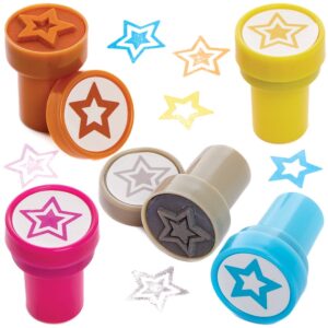 Star Self-Inking Stampers (Pack of 10) Toys