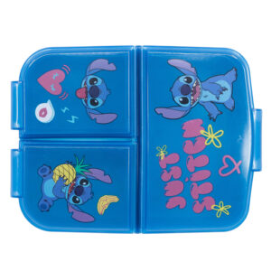 Disney Stitch Lunch Box with 3 Compartments