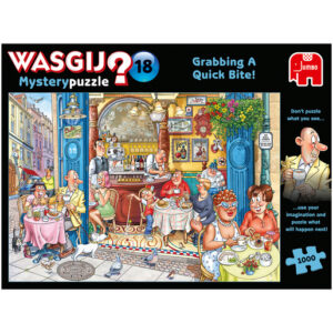 Wasgij Mystery 18 - Grabbing A Quick Bite 1000 Piece Puzzle