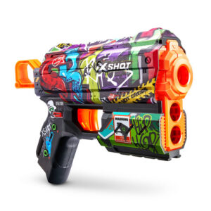 XSHOT Skins: Flux - Graffiti Blaster with 8 Darts by ZURU