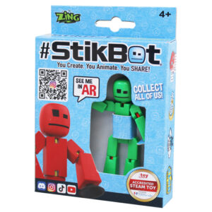 Zing Stickbot Stop Motion Figure (Styles Vary)