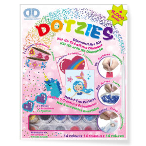 Dotzies Pink Diamond Art Kit Craft Set