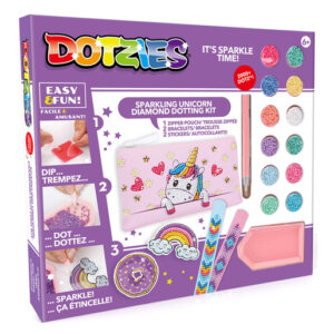 Dotzies Sparkling Unicorn Diamond Dotting Art Kit