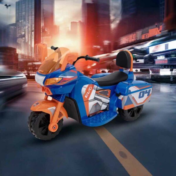 Evo 6V Kids Electric Ride On | Blue Zoom Motorbike