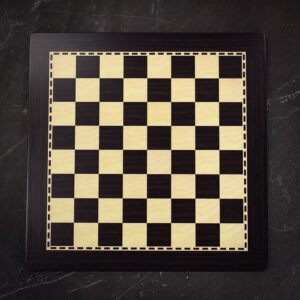 Italfama Ebony Effect Laminate Chess Board - Medium  - can be Engraved or Personalised
