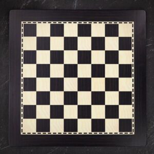 Italfama Ebony Effect Laminate Chess Board - X Large  - can be Engraved or Personalised