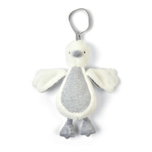 Mamas & Papas Chime Duck Grey Activity Toy