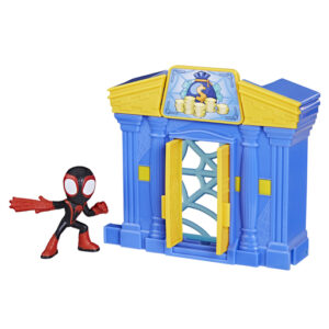Marvel Spidey and his Amazing Friends City Blocks - City Bank Playset