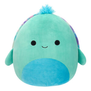 Original Squishmallows 16' Soft Toy - Cascade the Teal Turtle with Tie-Dye Shell