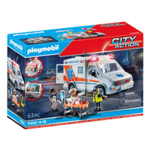 Playmobil 71232 City Action Ambulance with Sound and Lights
