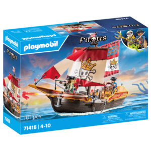 Playmobil 71418 Small Pirate Ship Construction Set