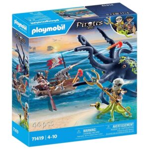 Playmobil 71419 Pirates - Pirate vs. Deeper – Battle with the Giant Octopus
