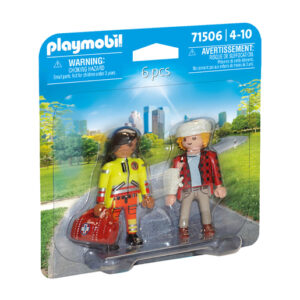 Playmobil 71506 Medic with Injured Person DuoPack Construction Set