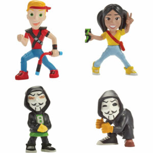 Spy Ninjas 3-Inch 4 Figure Pack Toy