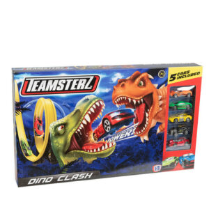 Teamsterz Dino Clash Playset with 5 Cars