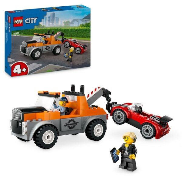 LEGO City Tow Truck and Sports Car Repair Toy Playset 60435