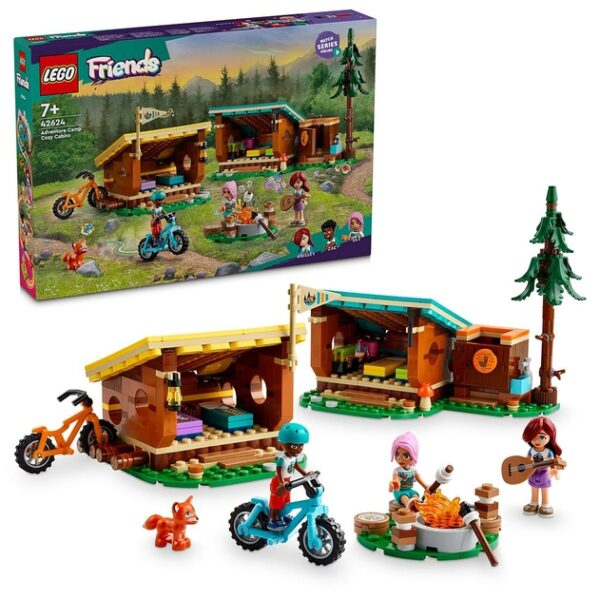 LEGO Friends Adventure Camp Cosy Cabins Toy Set 42624